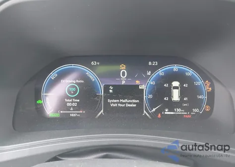 2025 Toyota Grand Highlander Hybrid Limited z USA, uszkodzony, nr VIN 5TDACAB57SS033216